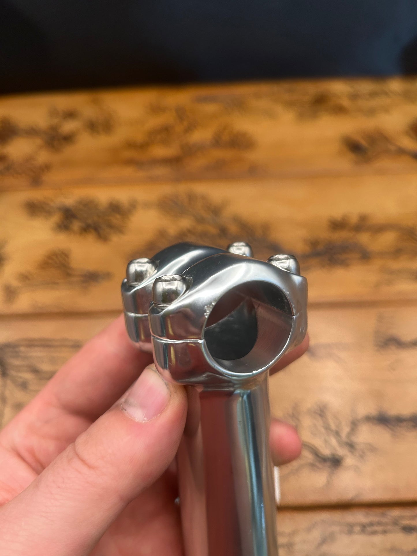Koski Stronghold Silver 130mm 7 Degree 25.4mm 1 1/8 Inch Threadless Stem