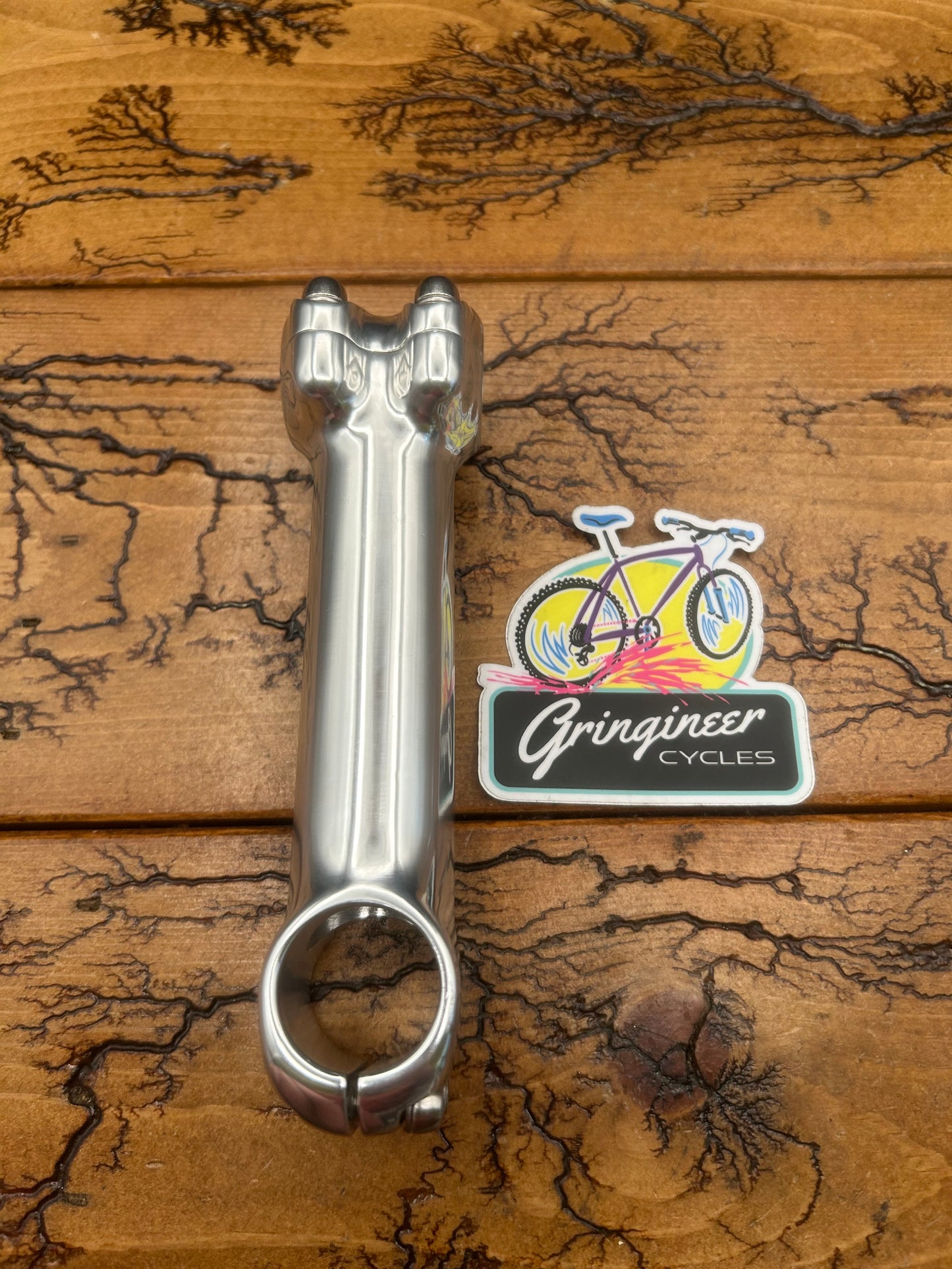 Koski Stronghold Silver 130mm 7 Degree 25.4mm 1 1/8 Inch Threadless Stem