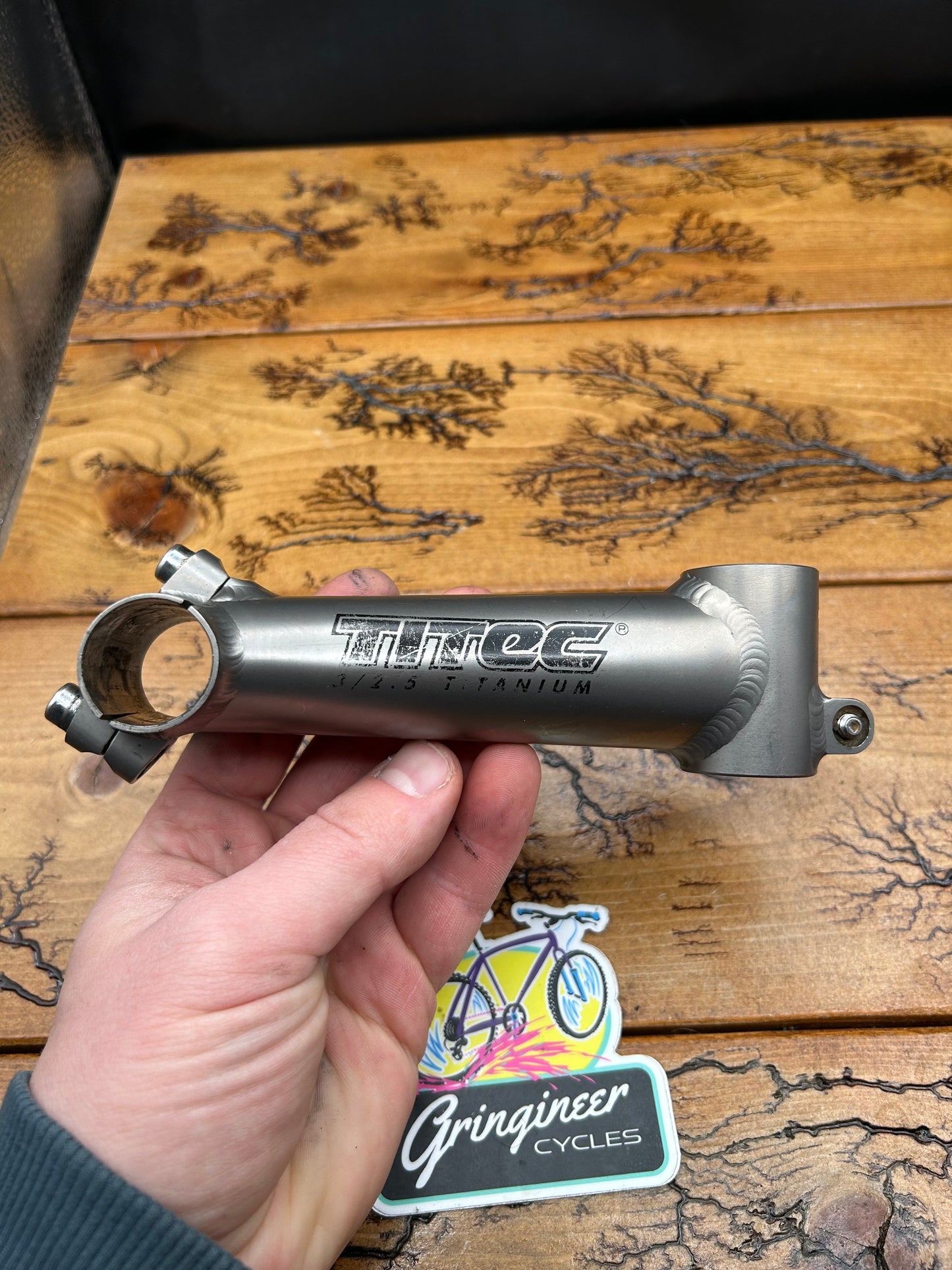 Titec Titanium 135mm 1 1/8 25.4mm Threadless Stem