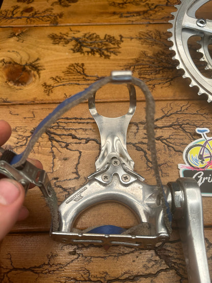 Shimano Deore AX FC-DE30 50/45/30 170mm Crankset With Shimano 600 AX Pedals
