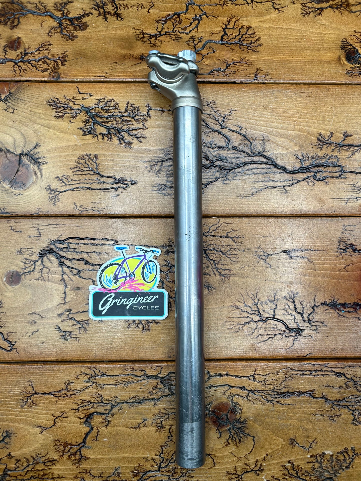 Titec 26.8mm 350mm Titanium Seatpost