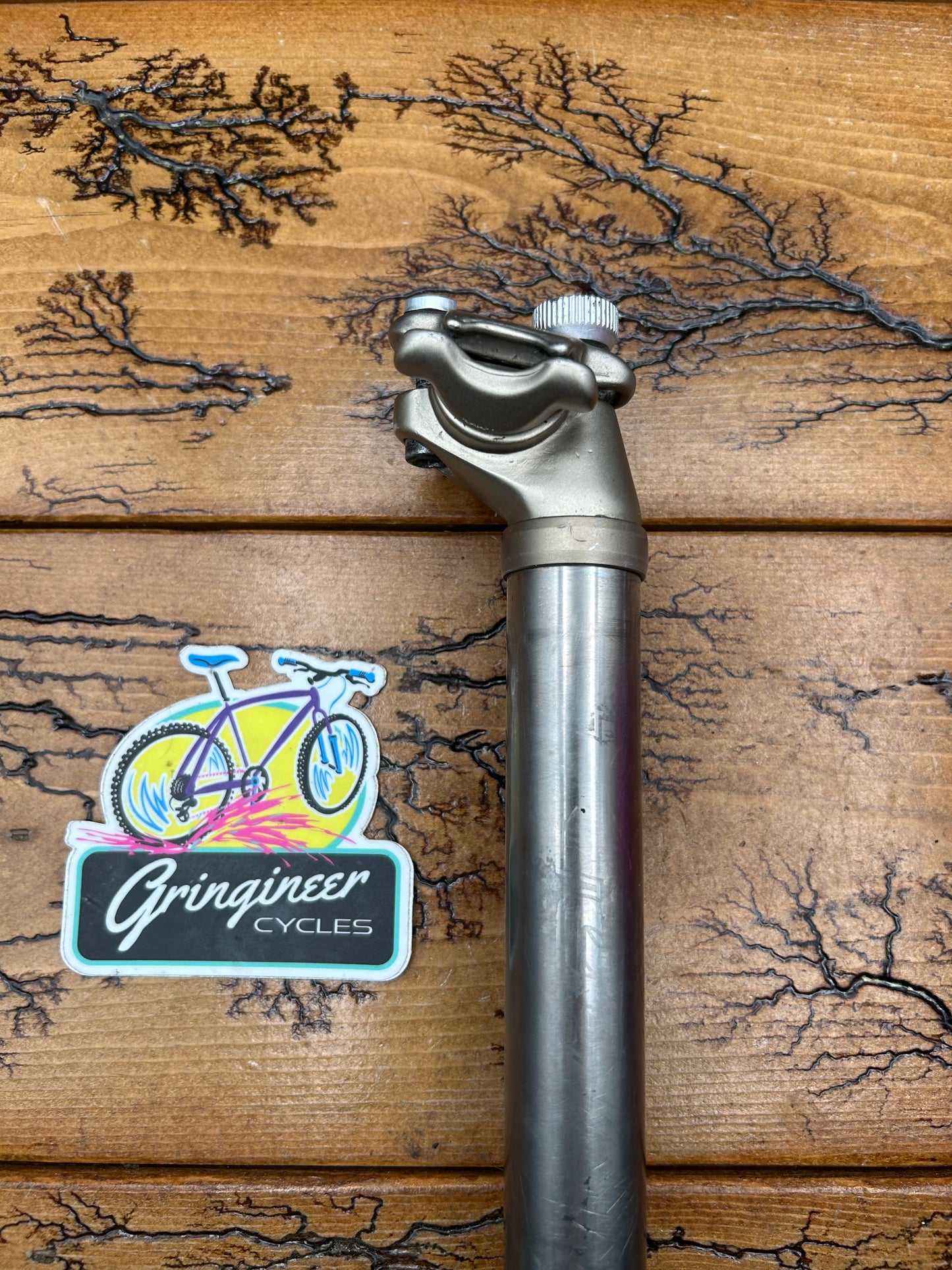 Titec 26.8mm 350mm Titanium Seatpost