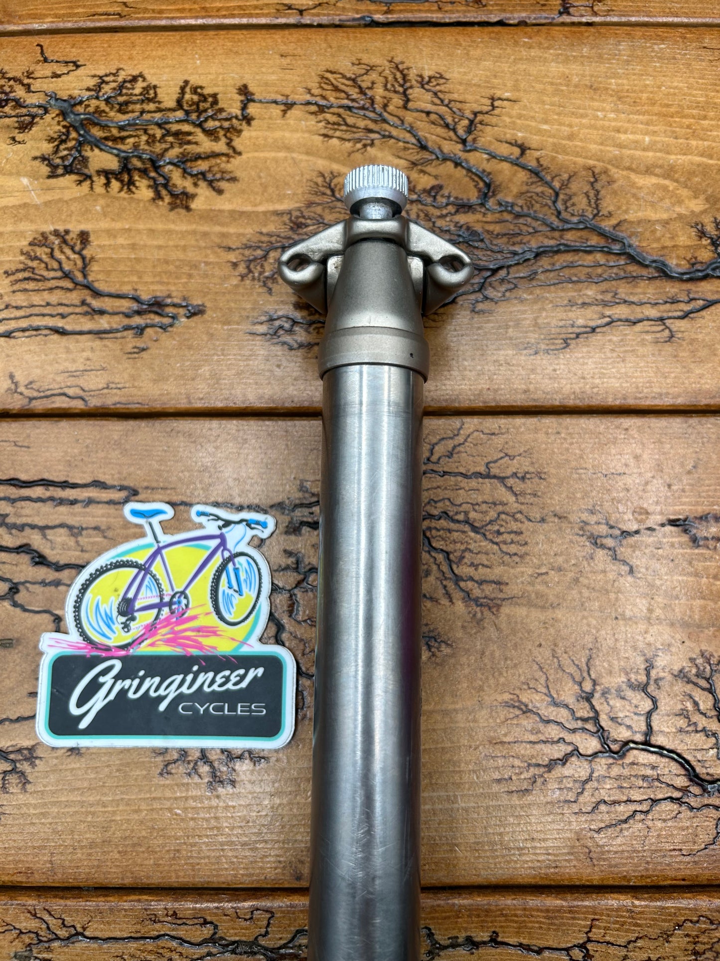 Titec 26.8mm 350mm Titanium Seatpost