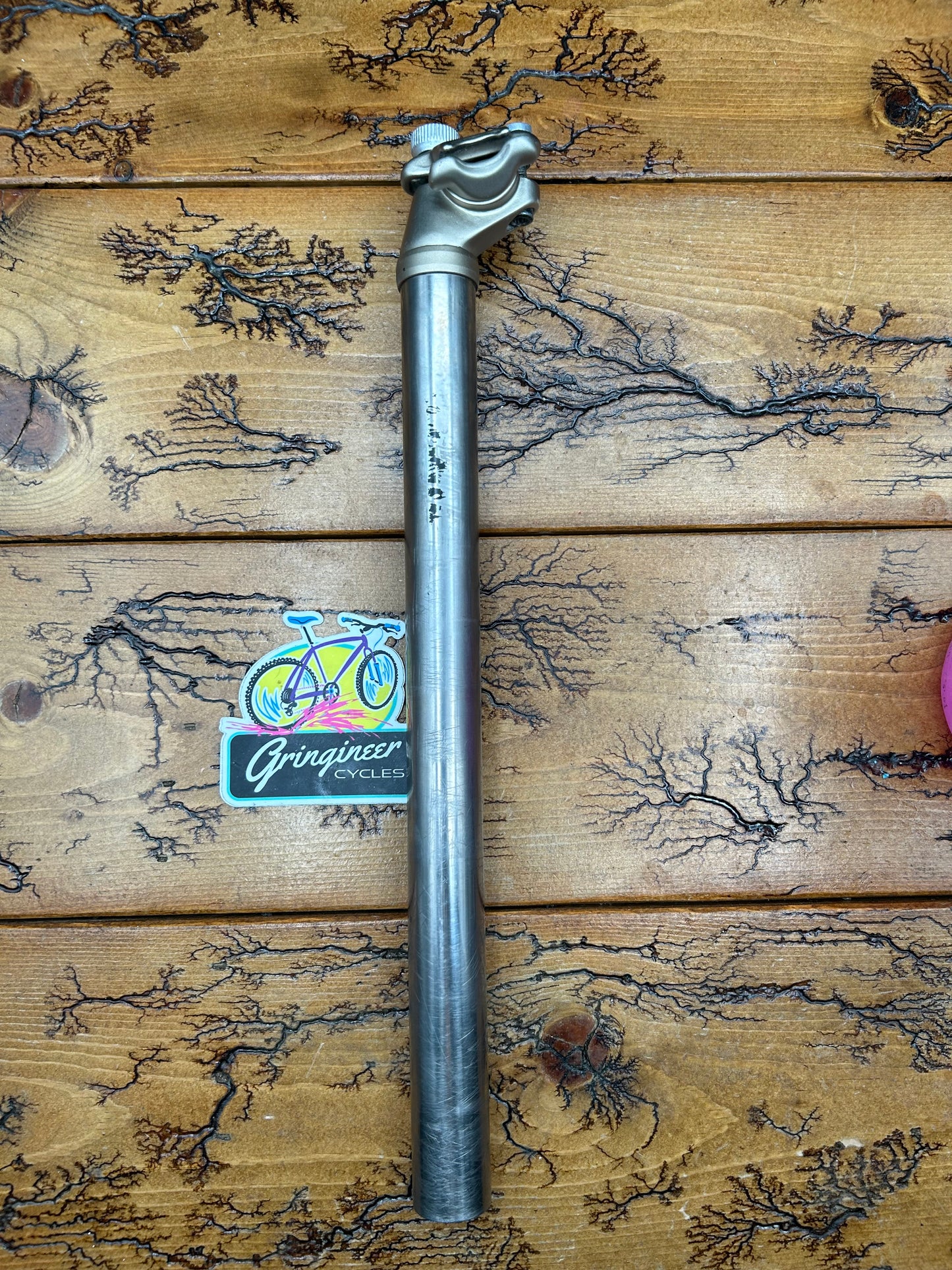 Titec 26.8mm 350mm Titanium Seatpost