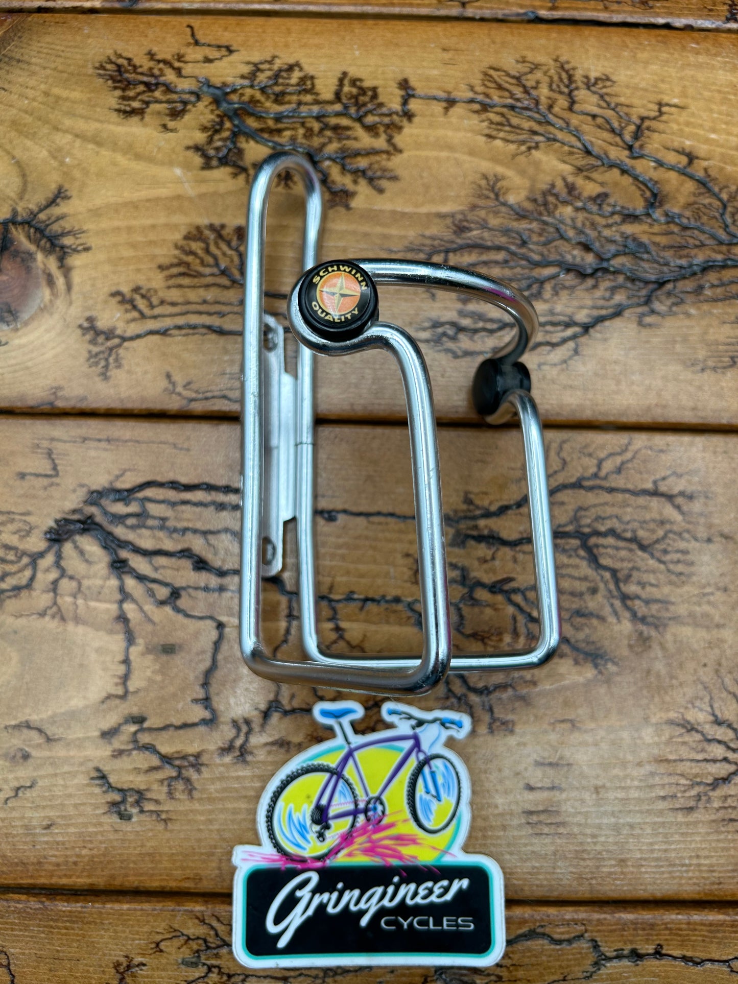 Schwinn Quality Silver Aluminum Water Bottle Cage