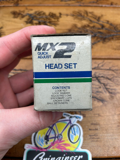 Tioga MX2 Chrome BMX 1 Inch Threaded Headset NOS