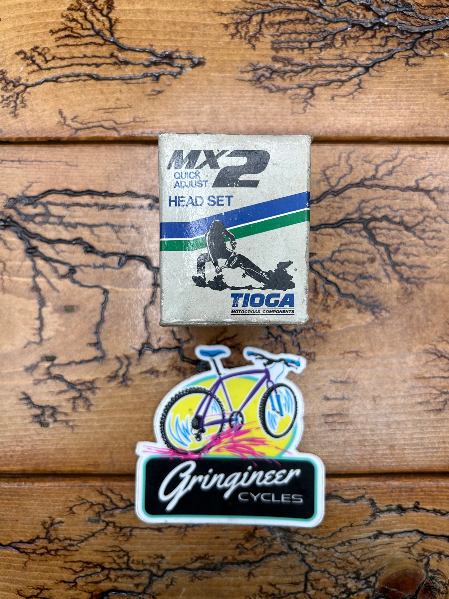 Tioga MX2 Chrome BMX 1 Inch Threaded Headset NOS
