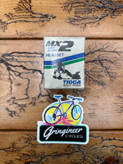 Tioga MX2 Chrome BMX 1 Inch Threaded Headset NOS