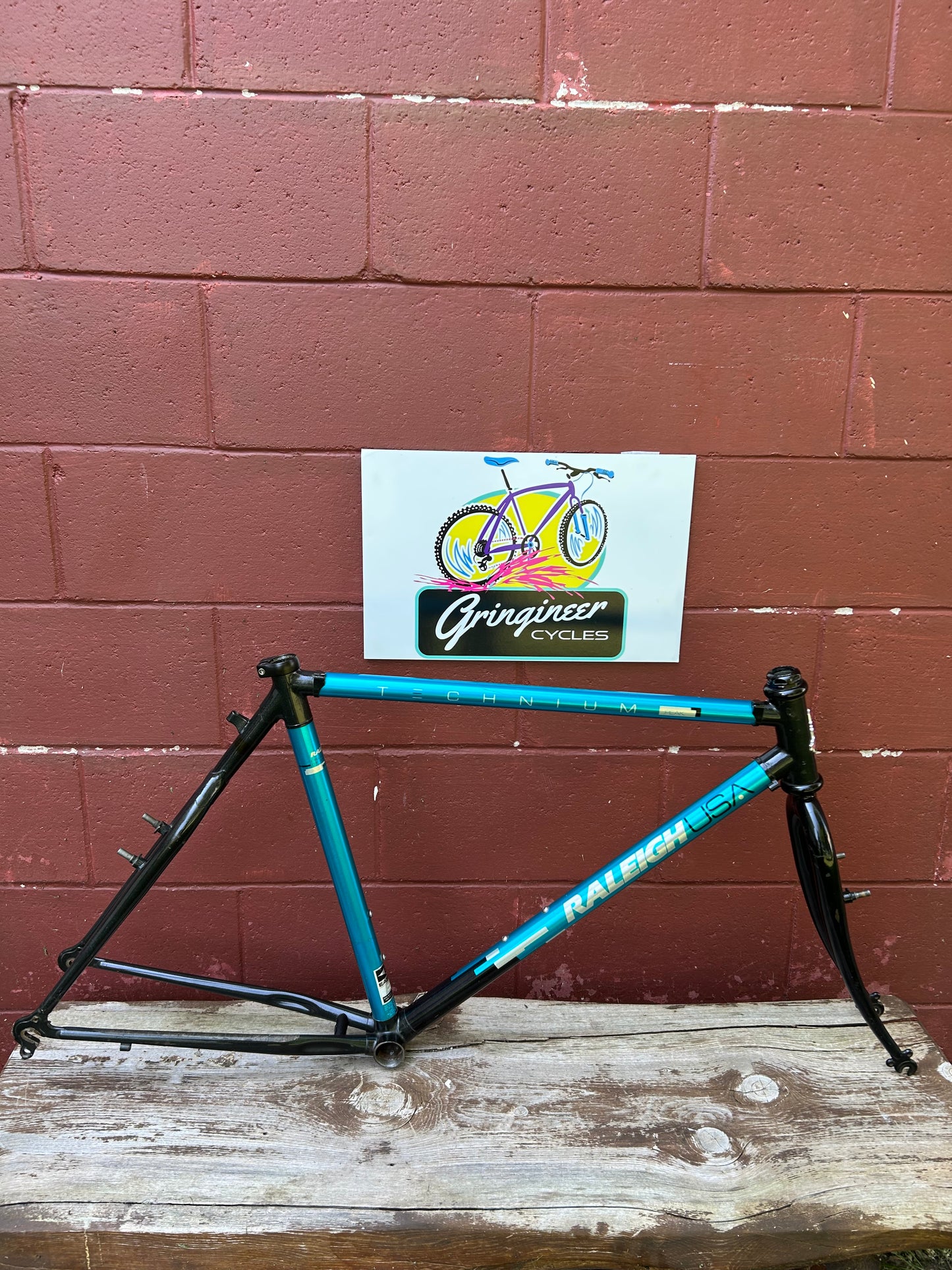 1990 20.5" Raleigh Technium Peak Frameset
