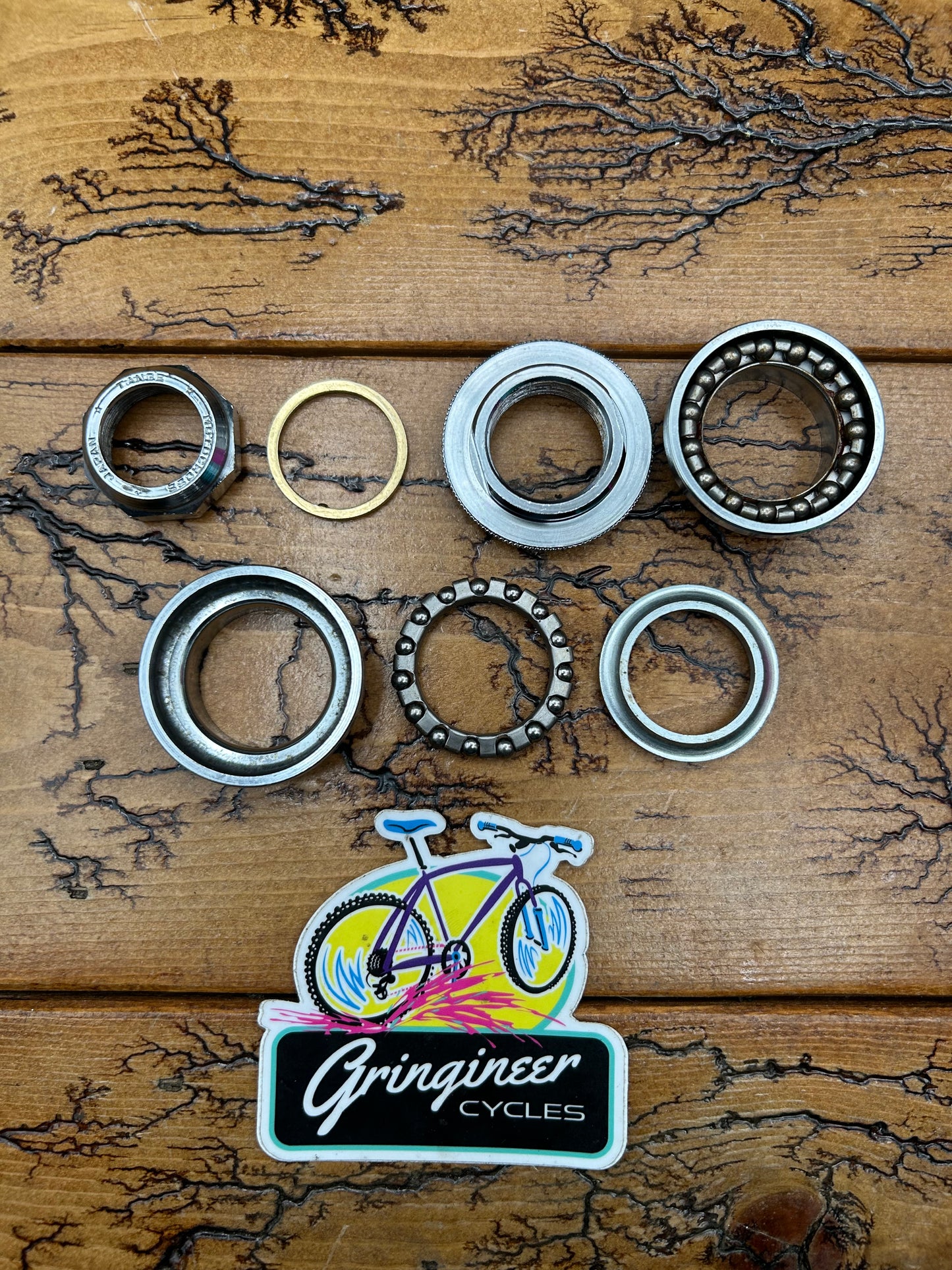 Tioga MX2 Chrome BMX 1 Inch Threaded Headset NOS