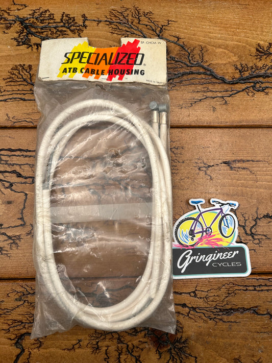 Specialized ATB Oversized White Brake Cable Housing and Cables NOS