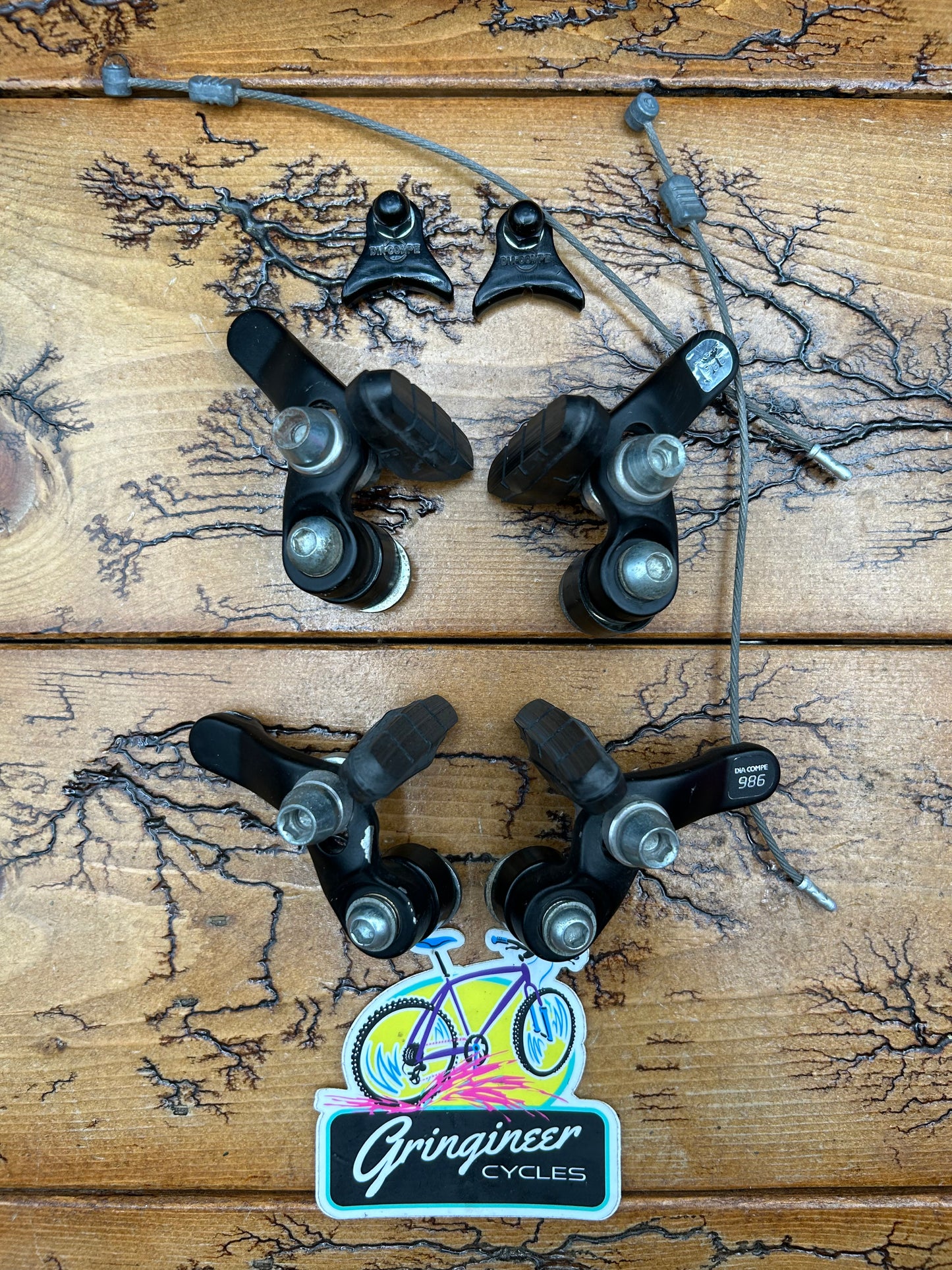 Dia Compe 986 Black Cantilever Brake Set