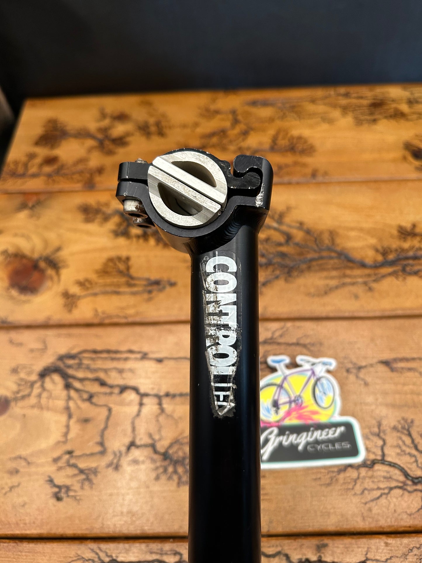 Control Tech 27.2mm x 350mm Black Seatpost