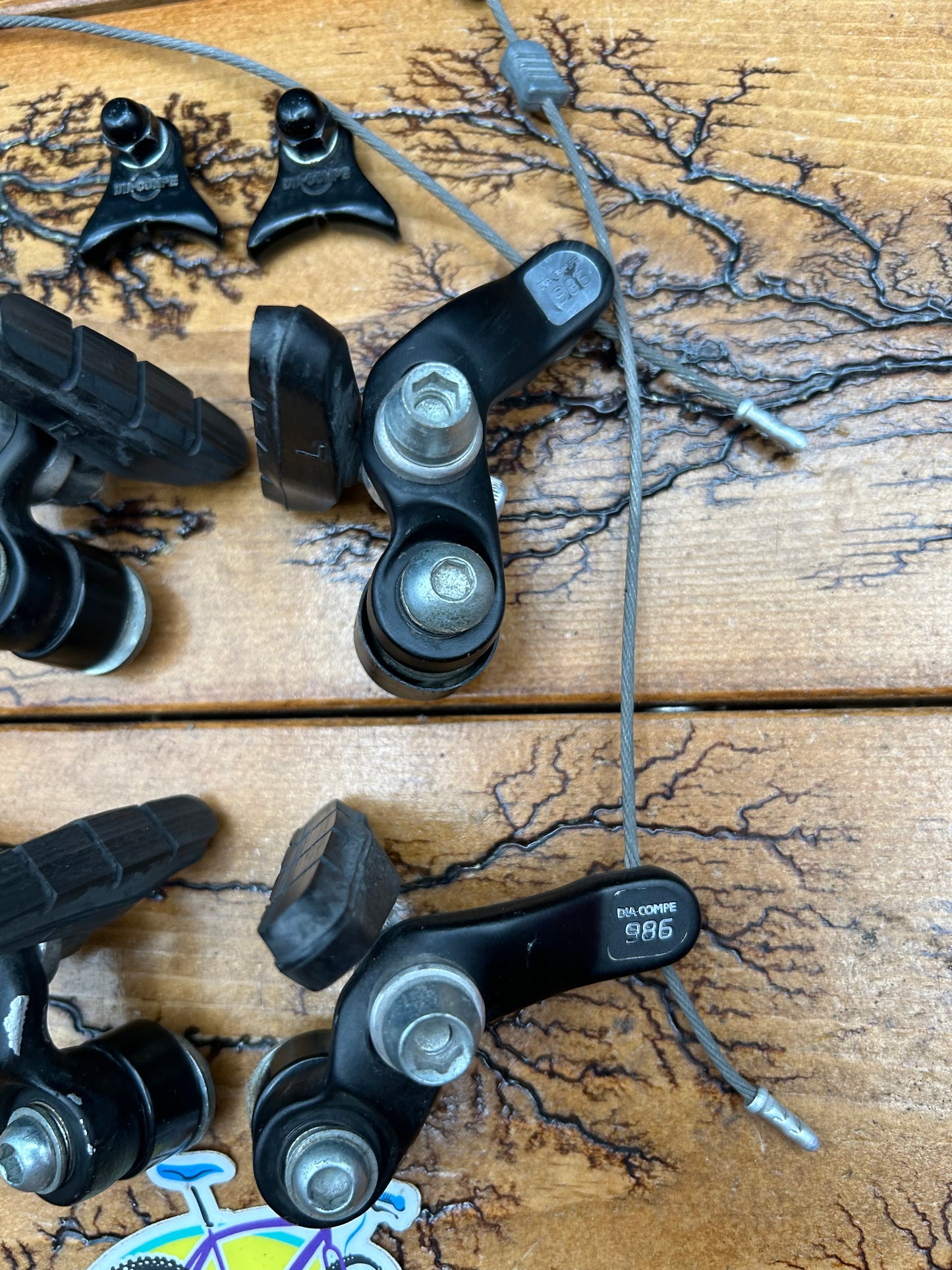 Dia Compe 986 Black Cantilever Brake Set