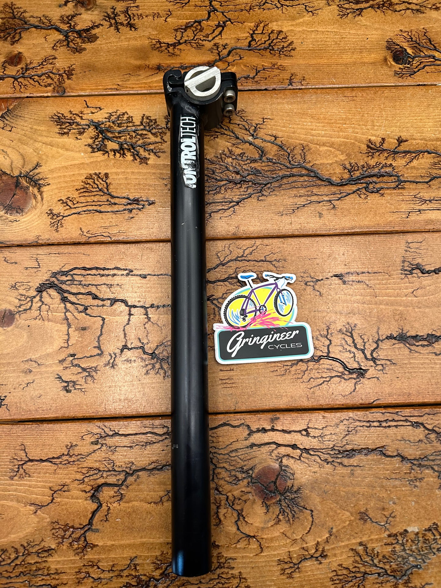 Control Tech 27.2mm x 350mm Black Seatpost