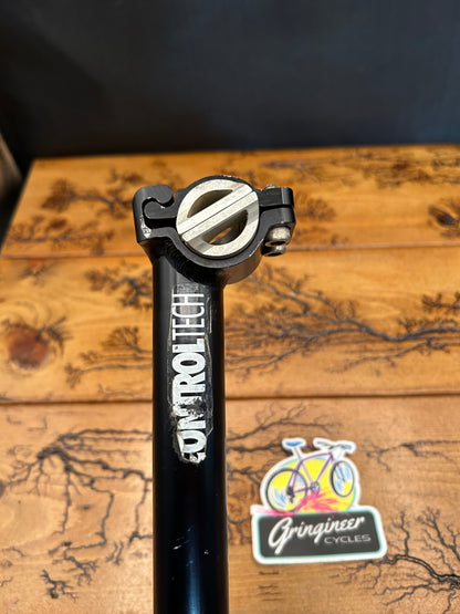Control Tech 27.2mm x 350mm Black Seatpost
