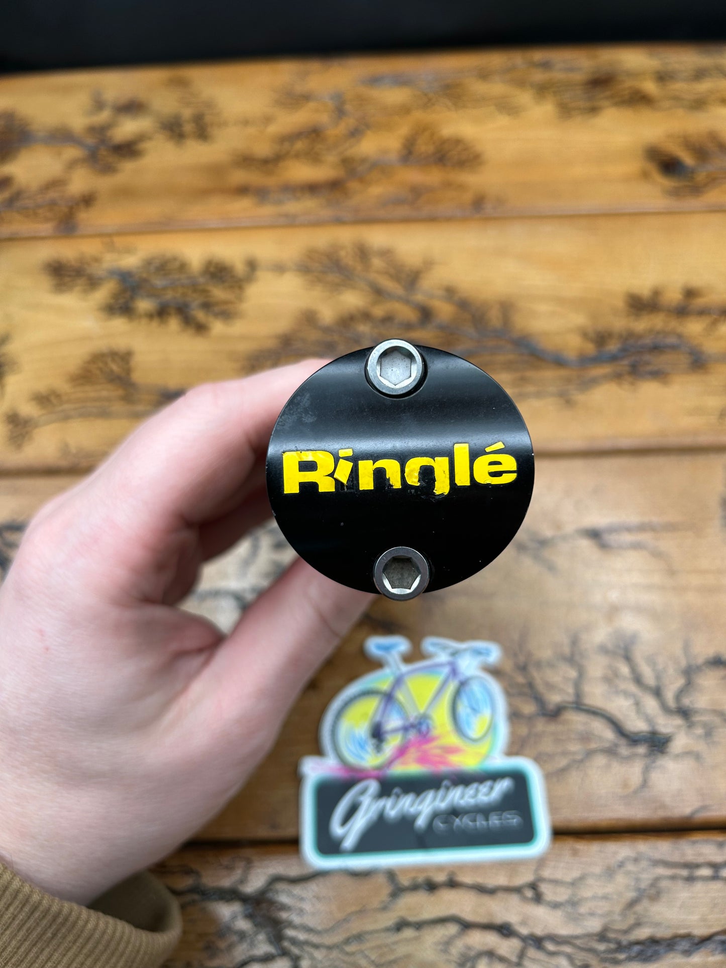 Ringle Zooka 135mm 1 Inch Black Threadless Stem