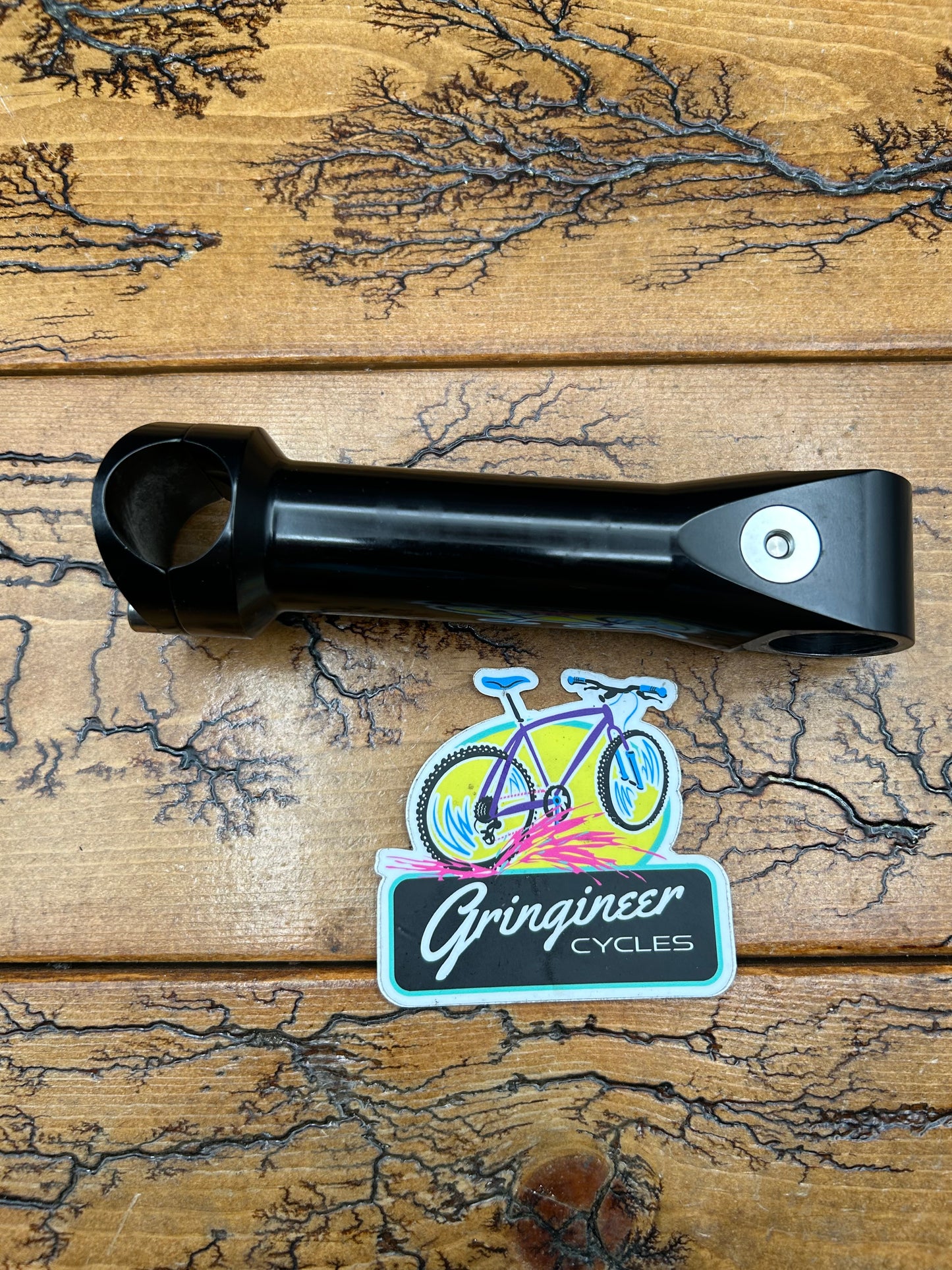 Ringle Zooka 135mm 1 Inch Black Threadless Stem