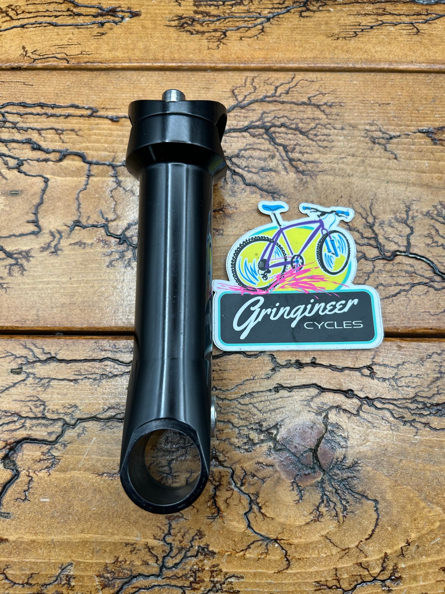 Ringle Zooka 135mm 1 Inch Black Threadless Stem