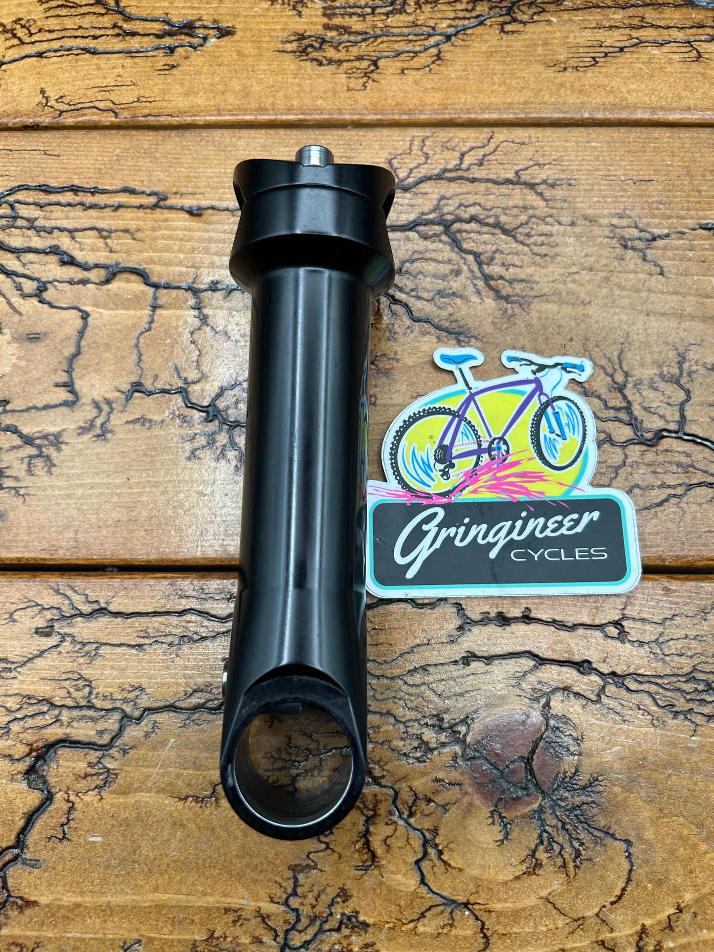 Ringle Zooka 135mm 1 Inch Black Threadless Stem