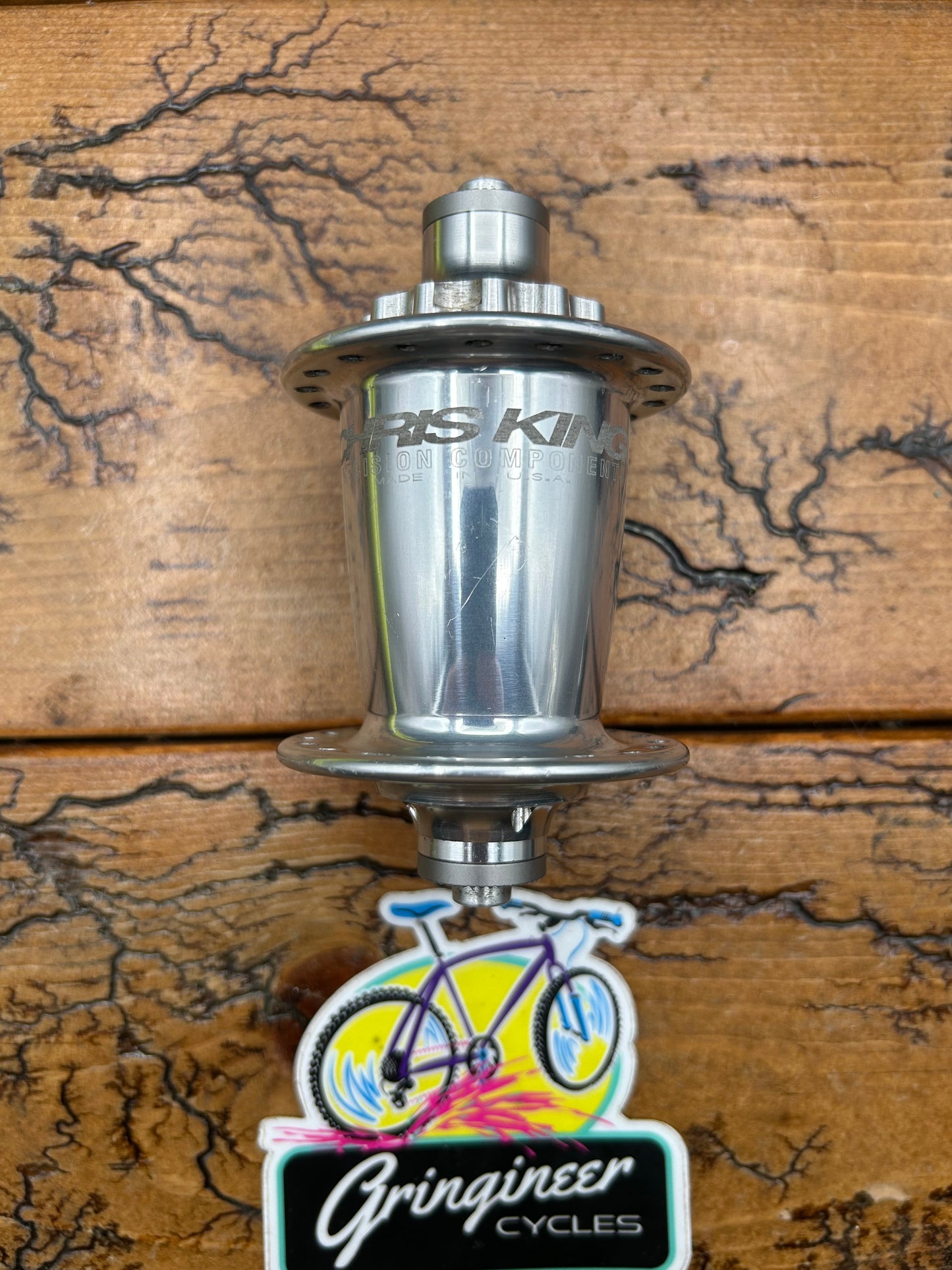 Chris King 36 Hole QR Silver Front Hub