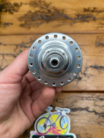 Chris King 36 Hole QR Silver Front Hub