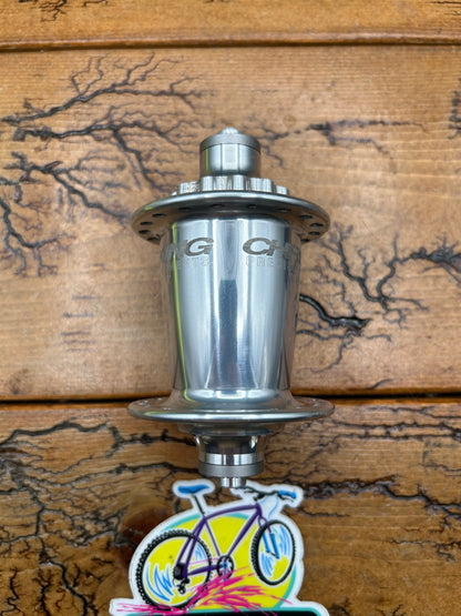 Chris King 36 Hole QR Silver Front Hub