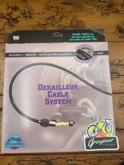 Gore Ride On Derailleur Cable System Cable and Black Housing Set NOS