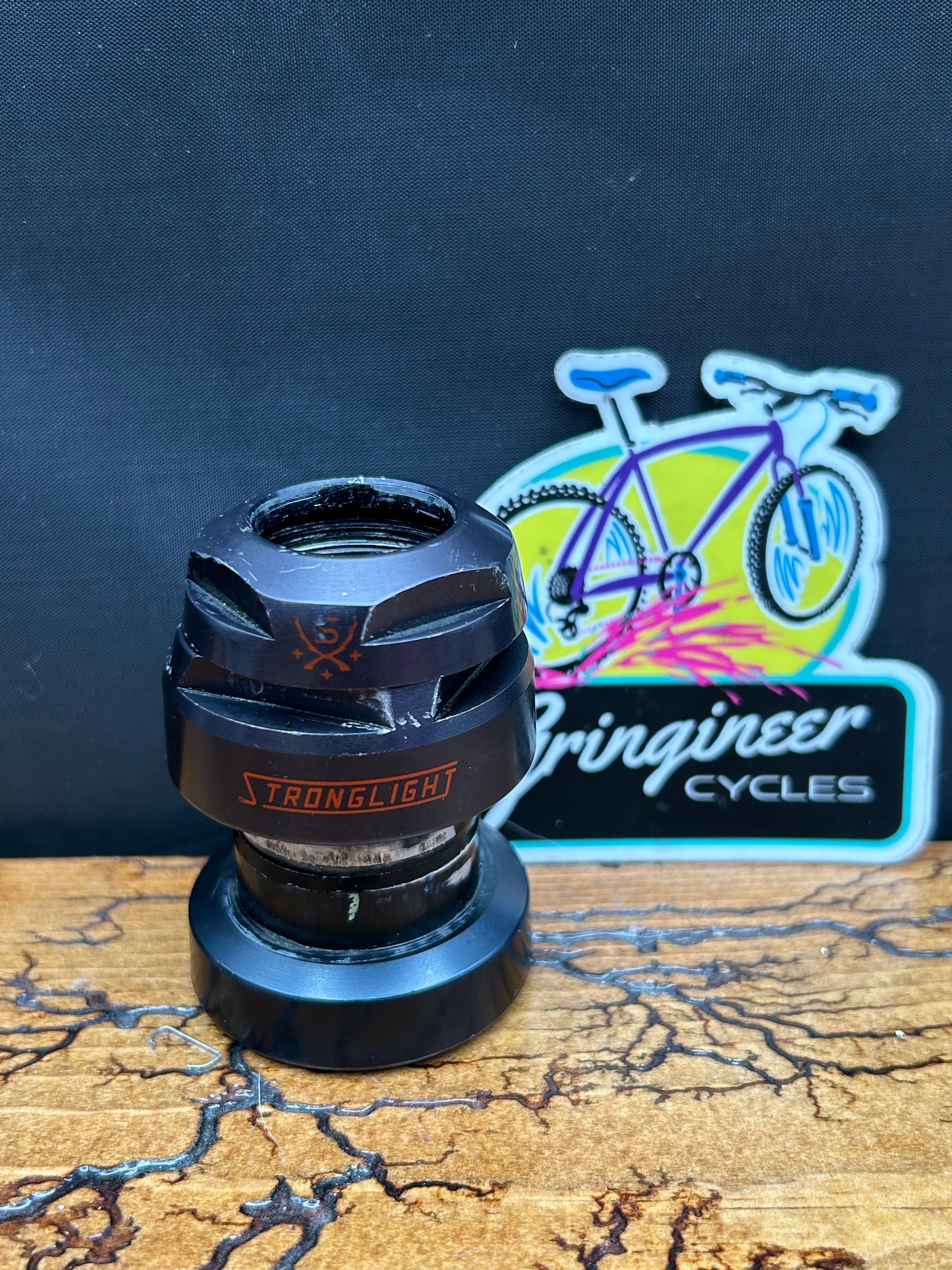 Stronglight X12 Black 1 Inch Threaded Needle Bearing Headset