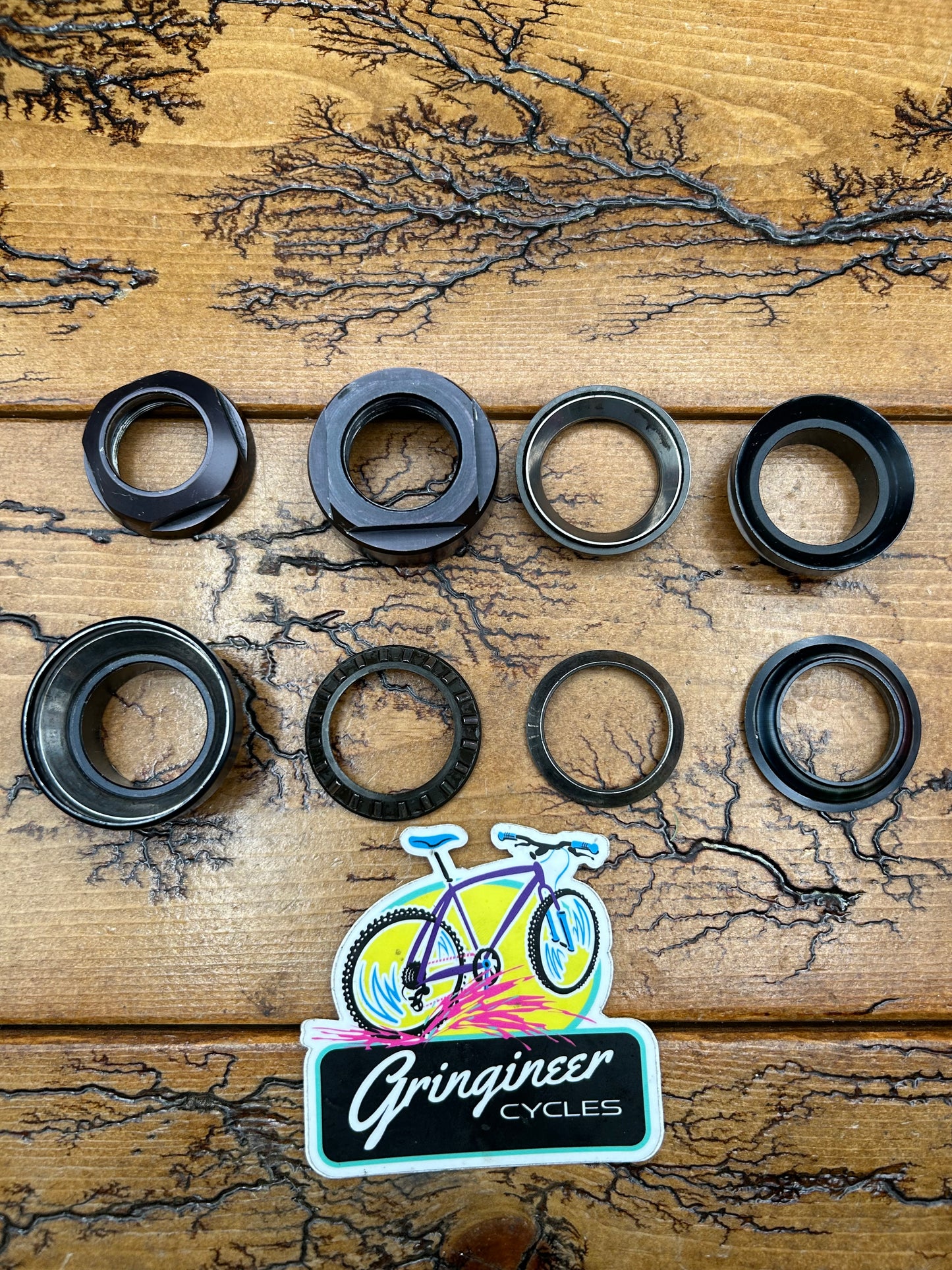 Stronglight X12 Black 1 Inch Threaded Needle Bearing Headset