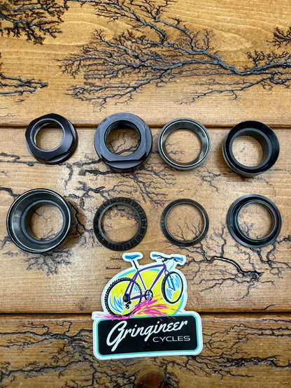 Stronglight X12 Black 1 Inch Threaded Needle Bearing Headset