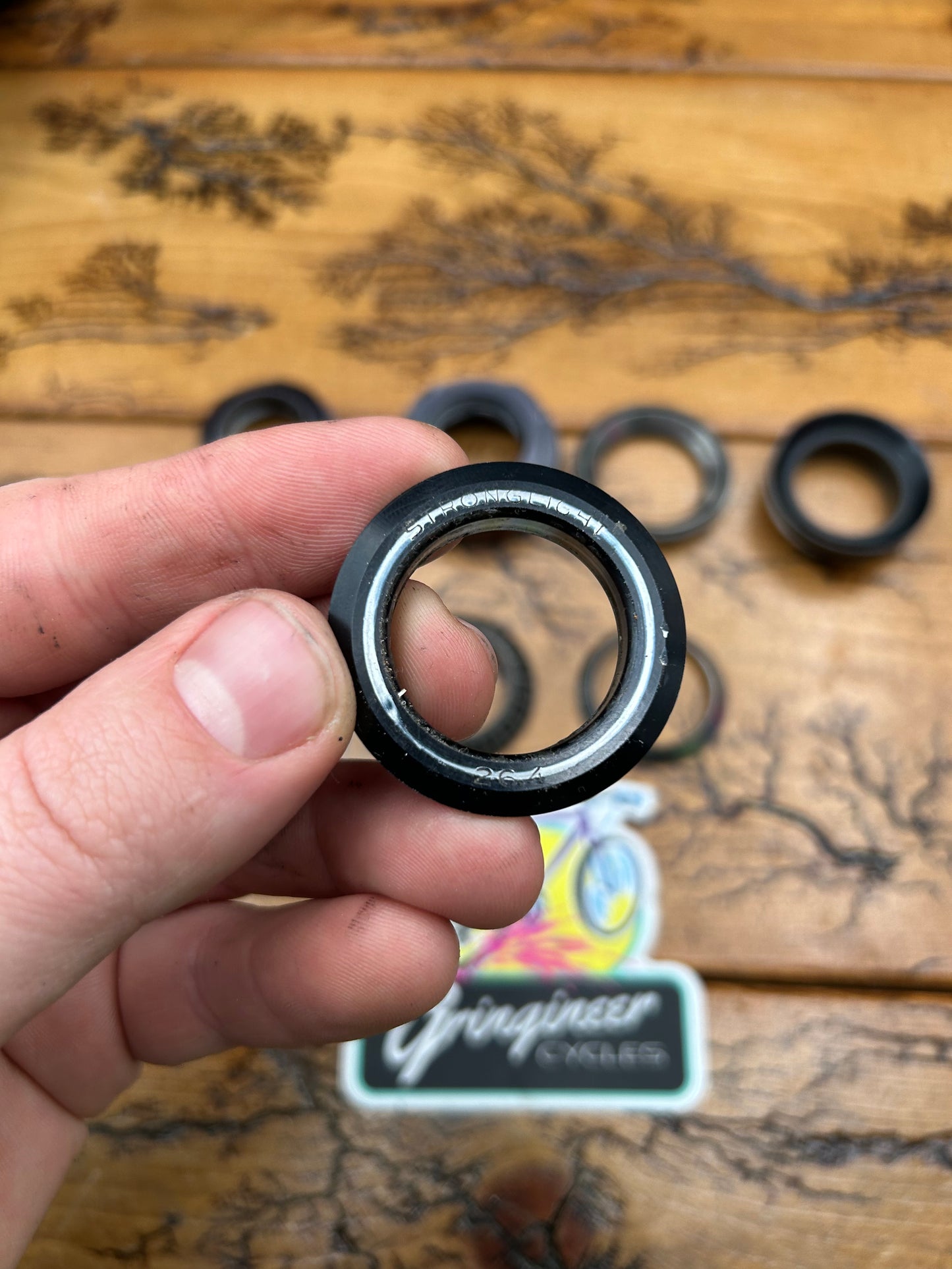 Stronglight X12 Black 1 Inch Threaded Needle Bearing Headset