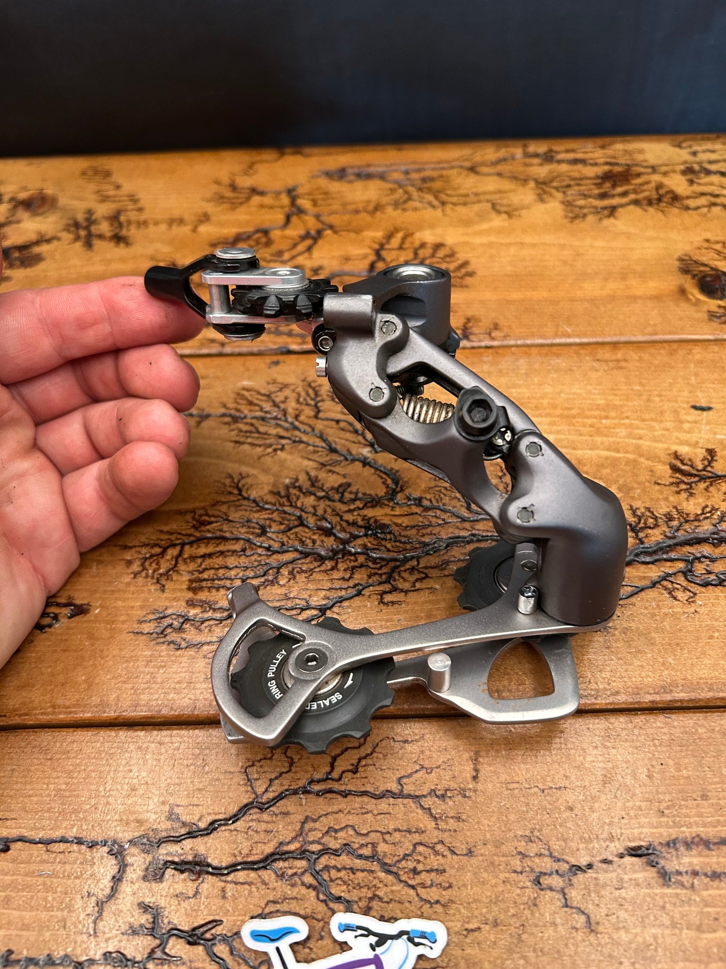 Shimano XTR RD-M951 Short Cage Rapid Rise Rear Derailleur VG