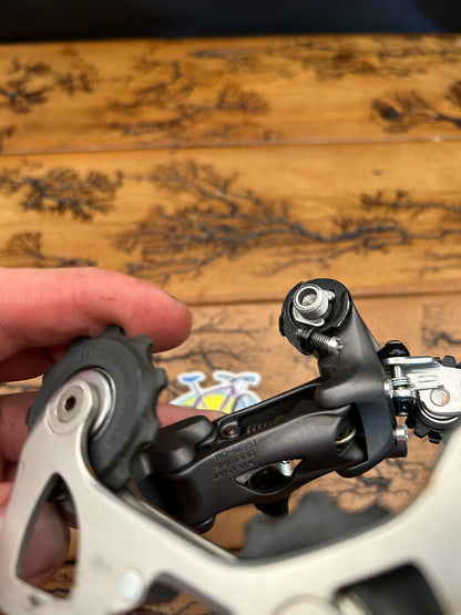 Shimano XTR RD-M951 Short Cage Rapid Rise Rear Derailleur VG