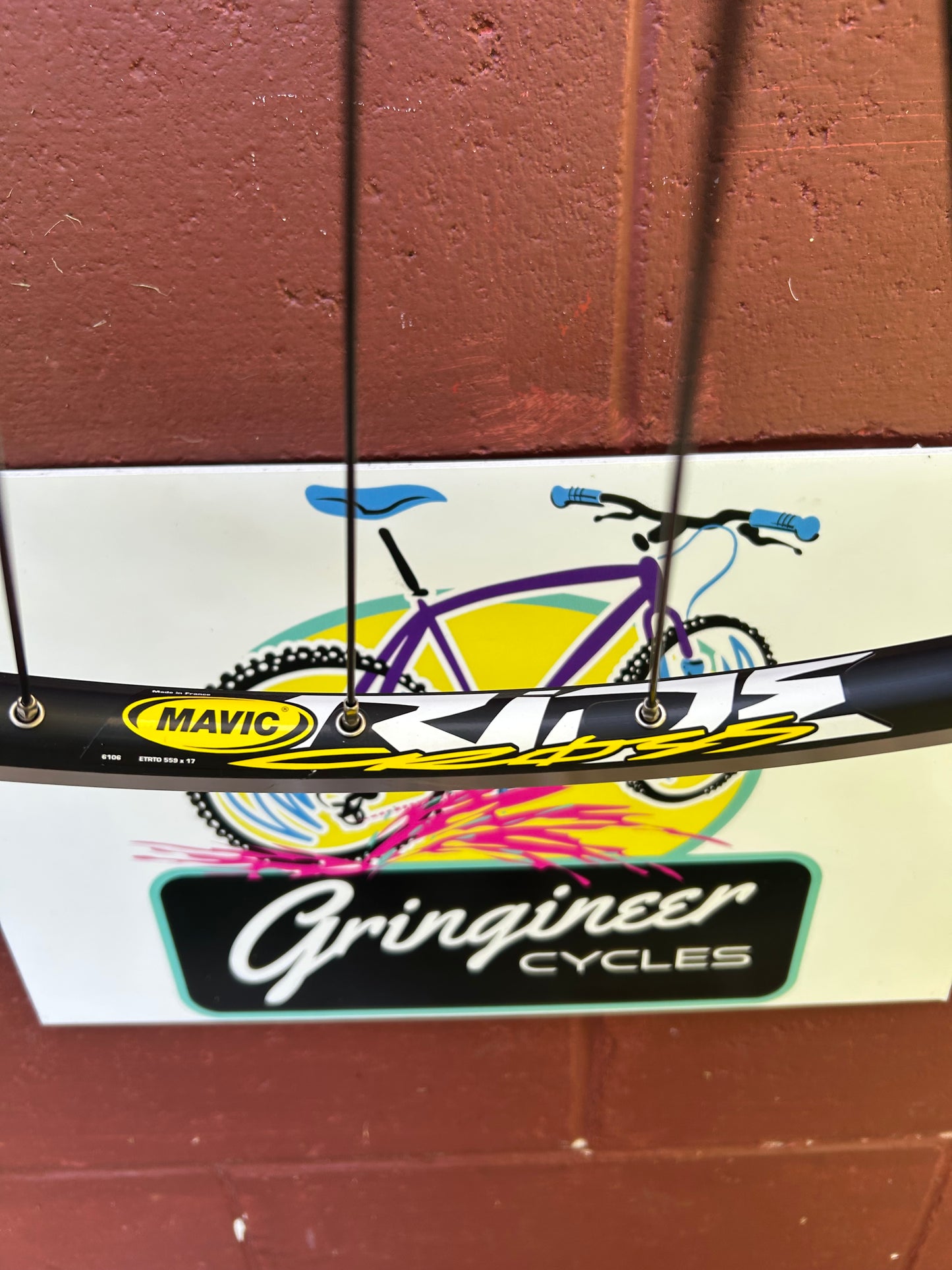 Mavic Cross RideQR Rim Brake 26" Front Wheel NOS