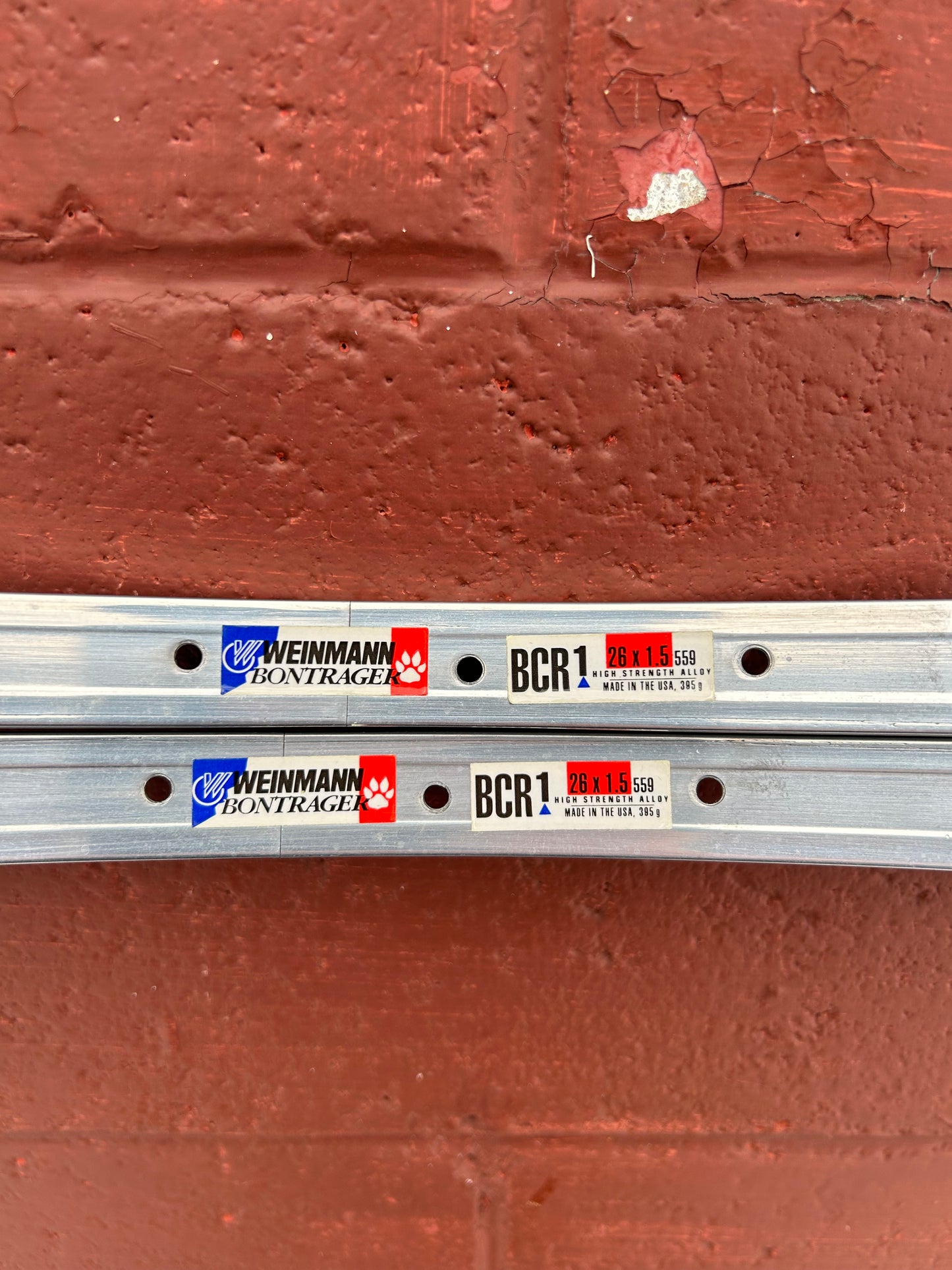 Weinmann Bontrager BCR1 26x1.5 36 Hole Silver Rims Set of 2 NOS