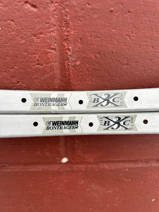 Weinmann Bontrager BCX 3 32 Hole 26 Inch Rims Set of 2 NOS