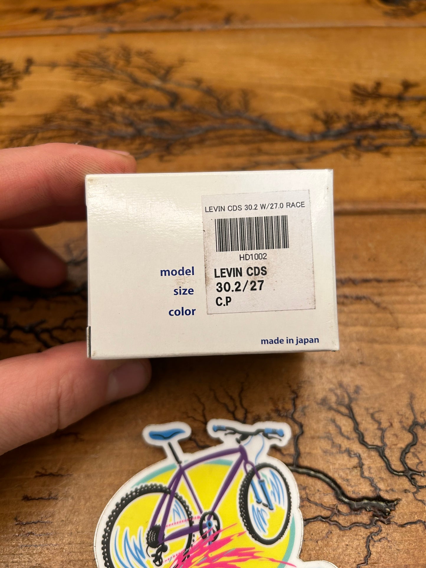 Tange Seiki Levin CDS 30.2/27 Chrome 1 Inch ISO Threaded Headset New