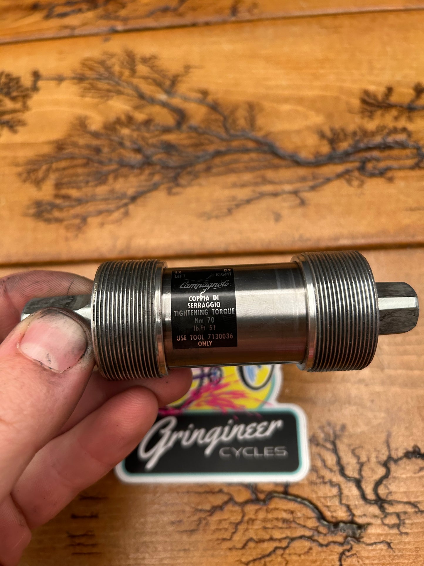 Campagnolo 68x111mm English Threads Square Taper Bottom Bracket