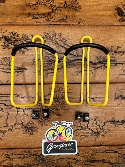 American Classic Yellow Water Bottle Cages