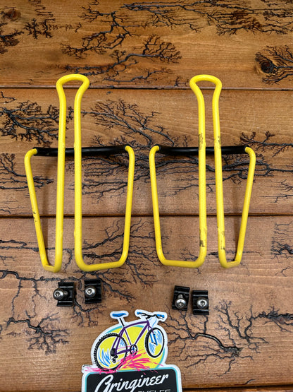 American Classic Yellow Water Bottle Cages