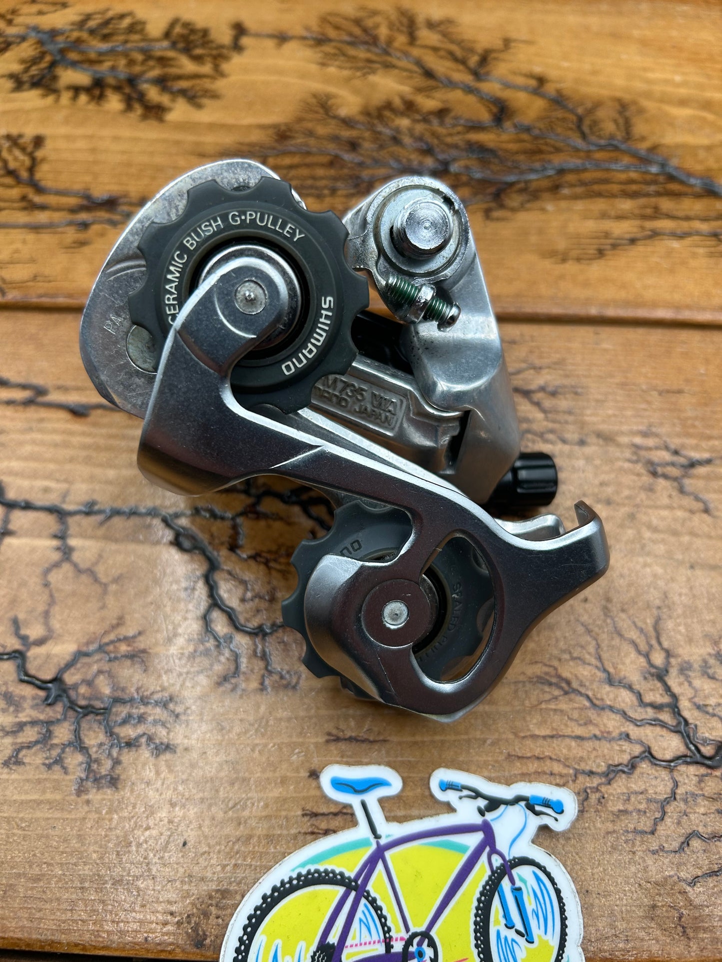 Shimano Deore XT RD-M735 Short Cage Rear Derailleur VG