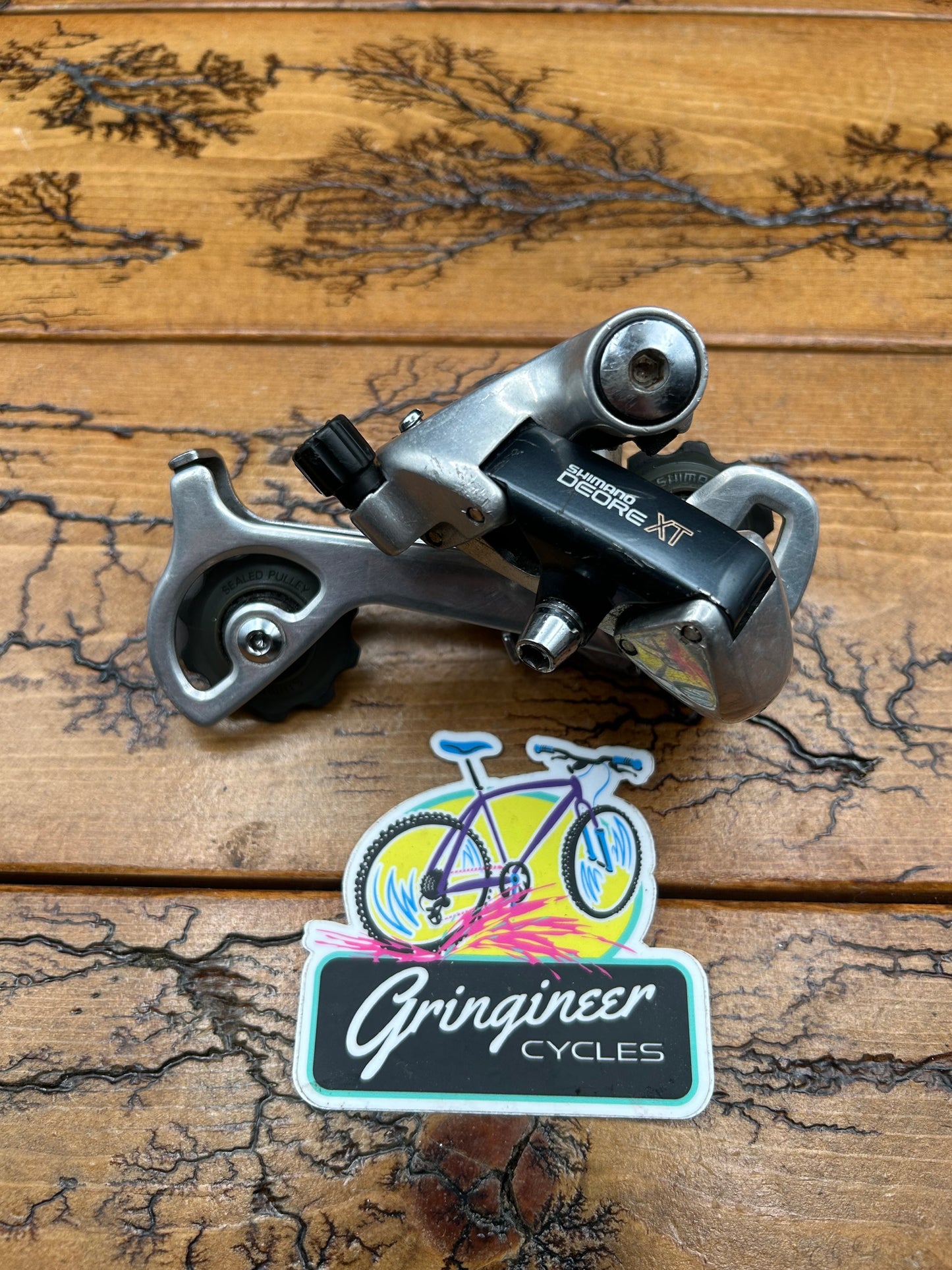 Shimano Deore XT RD-M735 Long Cage Rear Derailleur VG