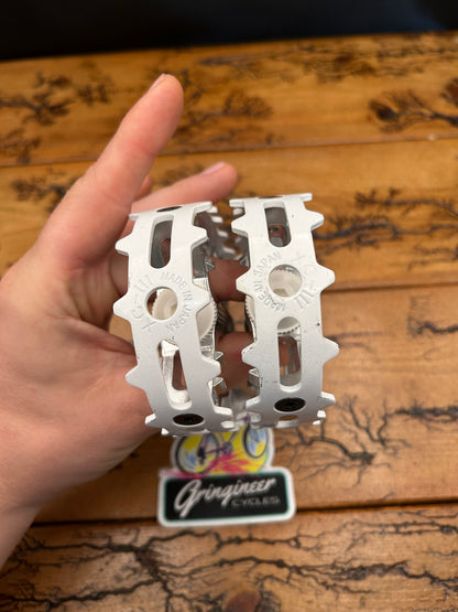 MKS XC-III Silver White Pedals