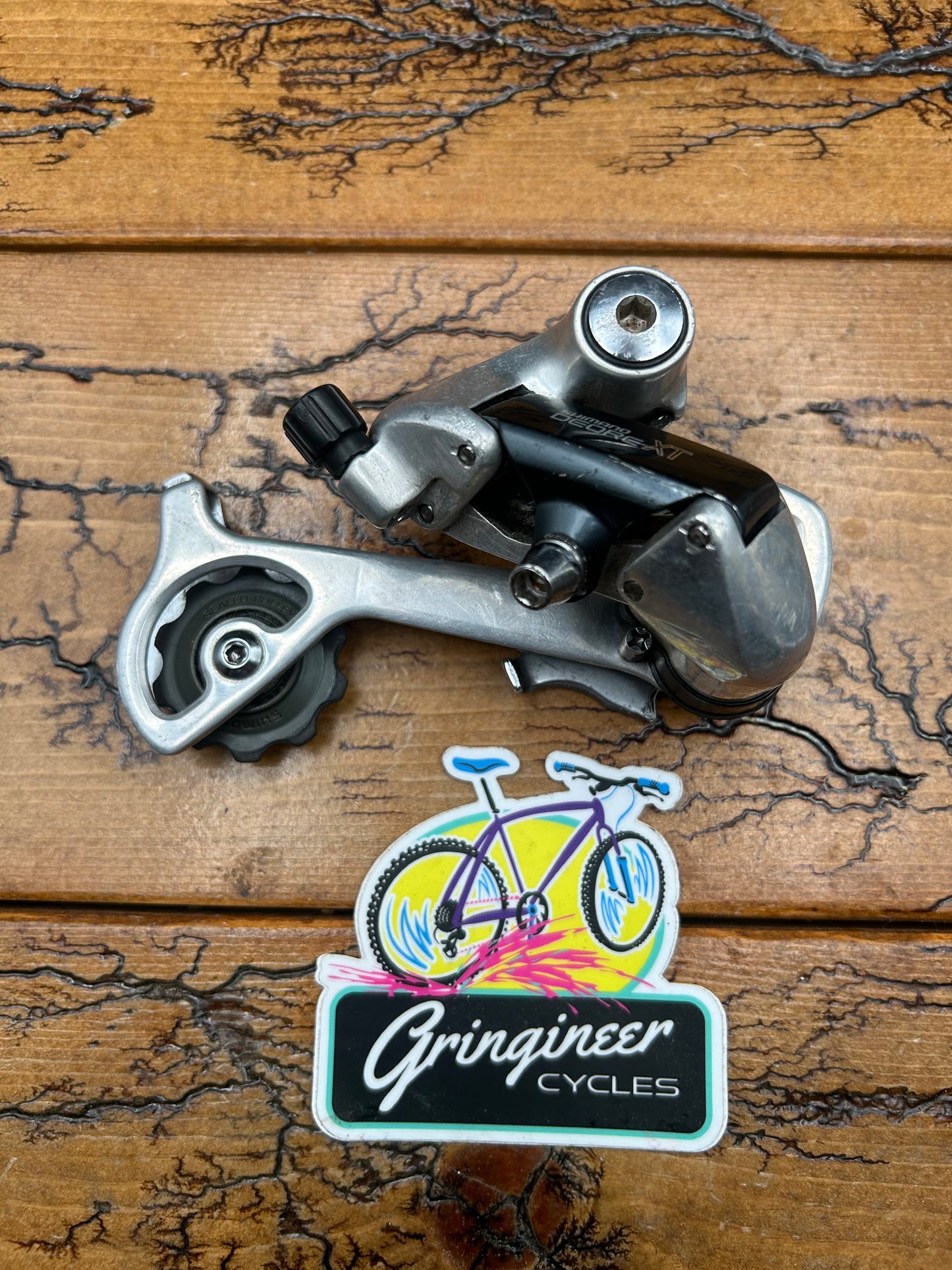 Shimano Deore XT RD-M735 Long Cage Rear Derailleur VG