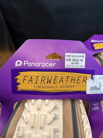 Panaracer Fairweather Dirt Lander 26x2.10 Tires New