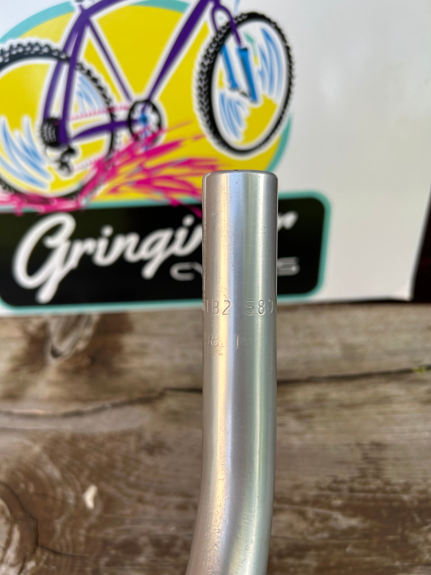 WTB 580mm 25.4mm Silver Dirt Drop Handlebar