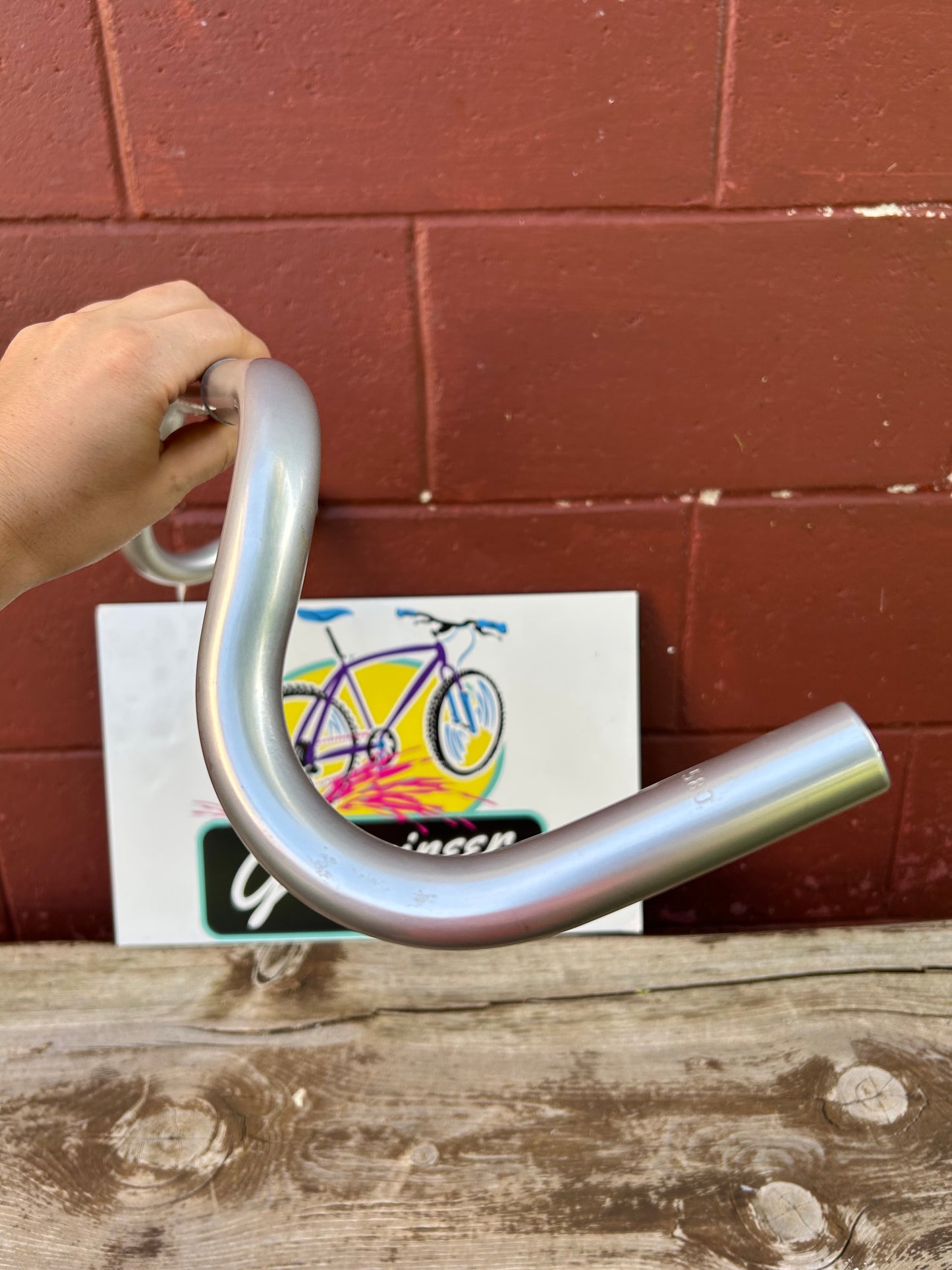 WTB 580mm 25.4mm Silver Dirt Drop Handlebar