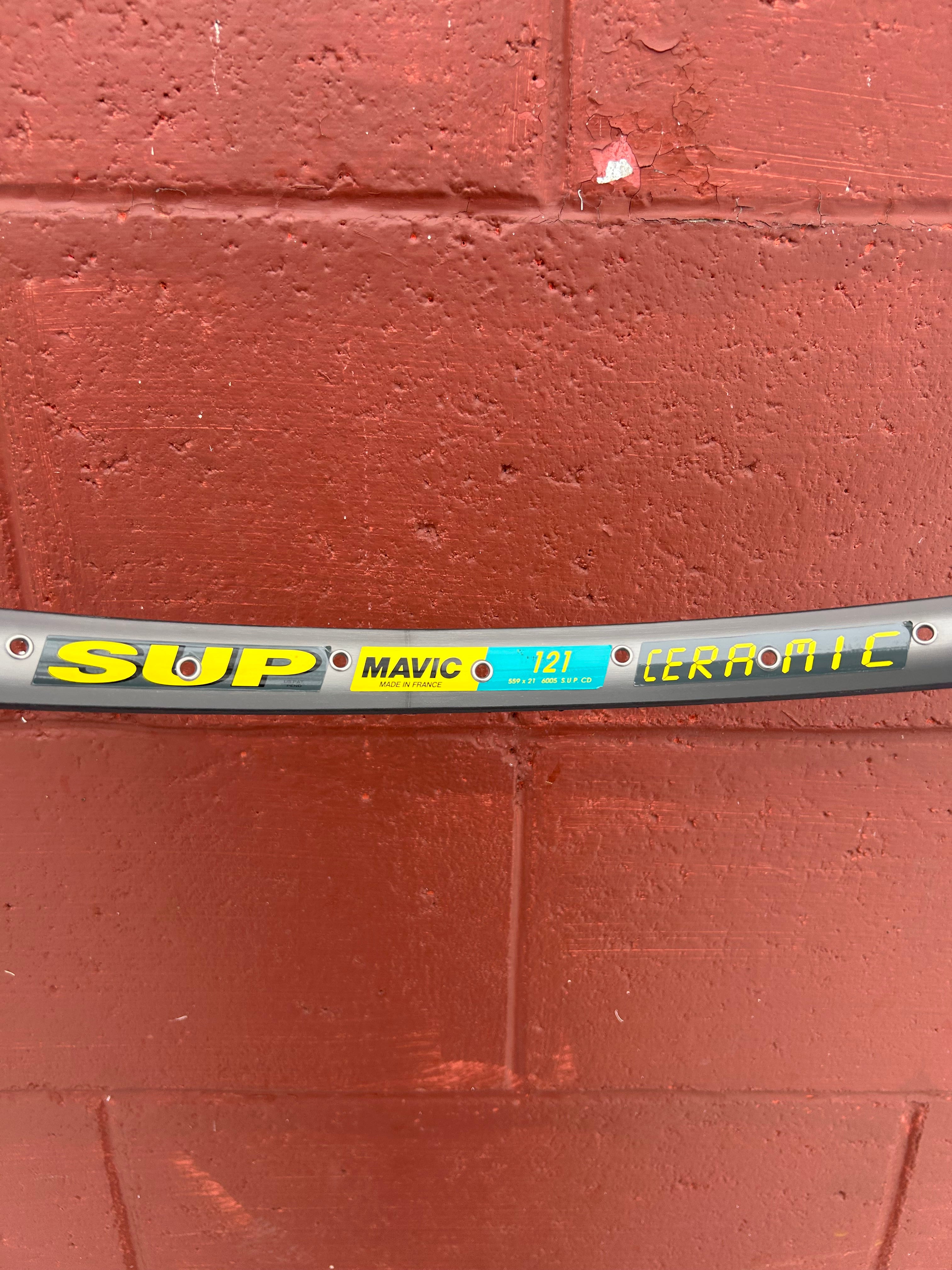 Mavic 121 SUP Ceramic 36 Hole 26 Inch Rim NOS – Gringineer Cycles