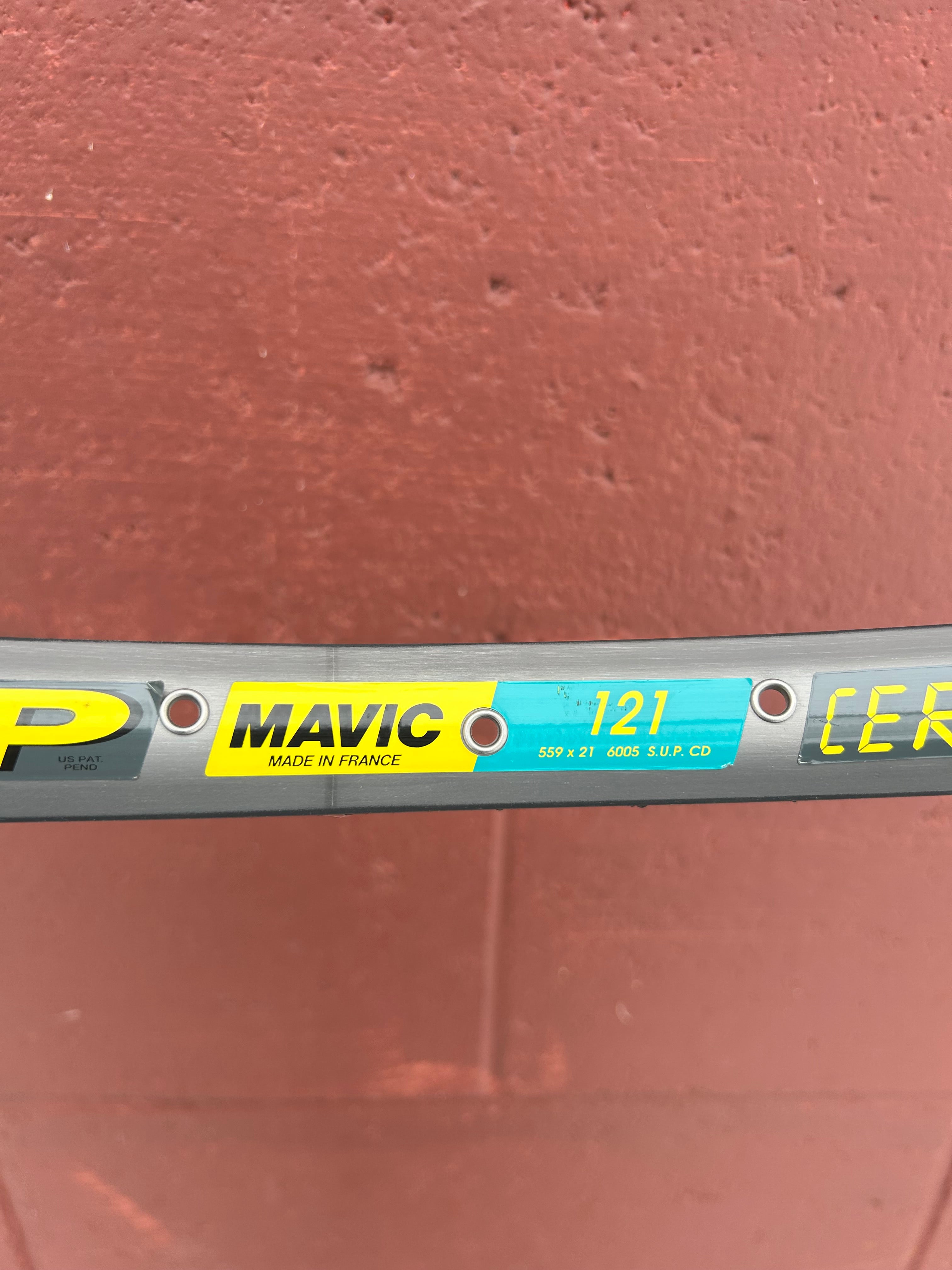 Mavic 121 SUP Ceramic 36 Hole 26 Inch Rim NOS – Gringineer Cycles